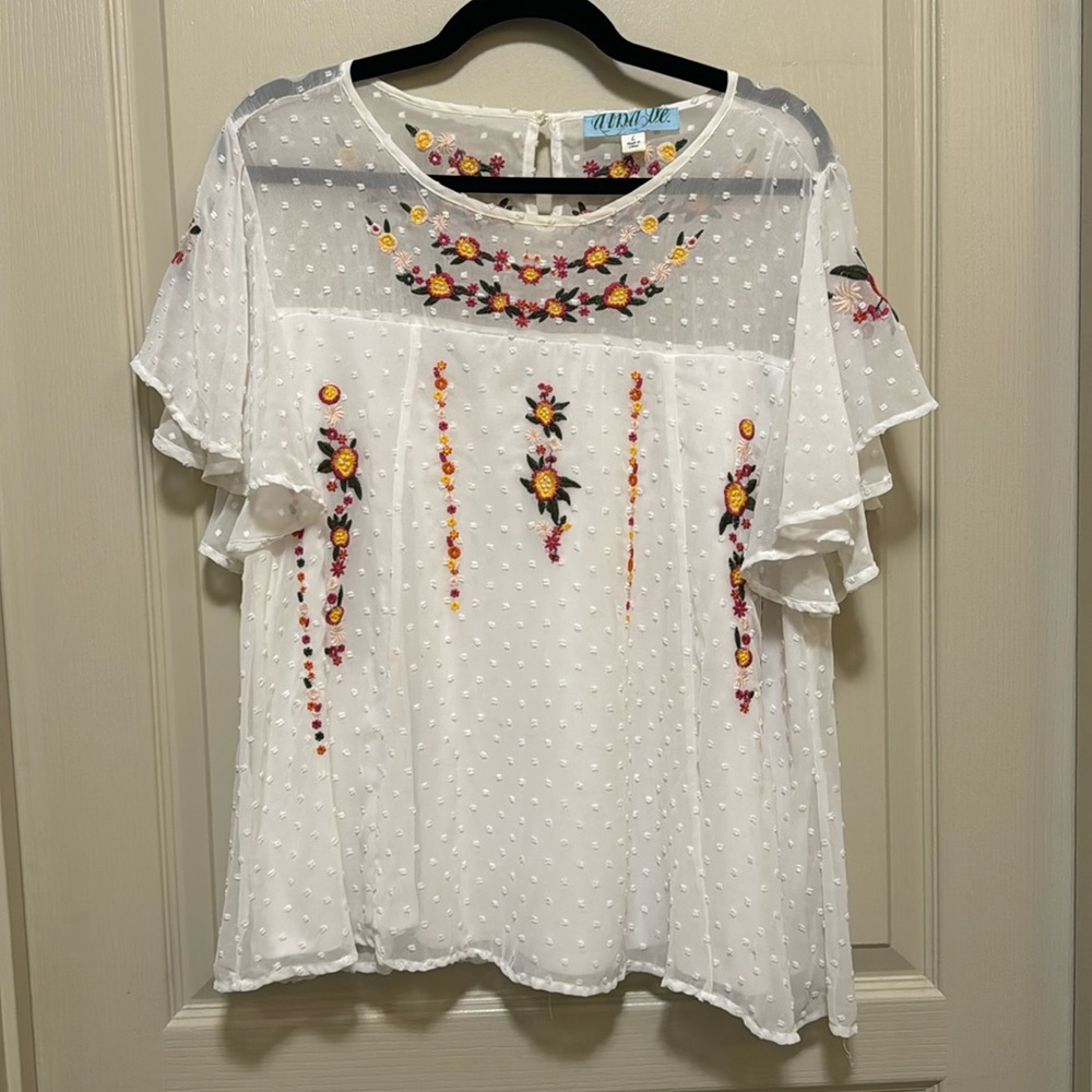 Floral flowy top